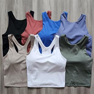 外贸女子运动打底内衣高强度防震跑步速干透气瑜伽文胸健身小背心