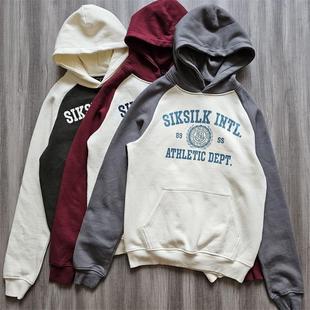 外贸运动时尚 加绒保暖套头带帽外套休闲户外健身跑步上衣 卫衣女款