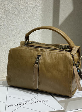 【JH嘉赫】2025新款手提休闲韩版女包大容量波士顿背包时尚单肩包