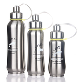 包邮 泽辉不锈钢休闲真空保温杯大容量户外运动水壶便携杯子1000ML