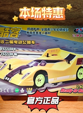 飞神1比18二驱公路车酷客FS72108Y遥控电动赛车模型