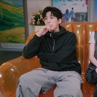 现在就出发王安宇同款美式半拉链重磅卫衣男加绒宽松休闲连帽外套