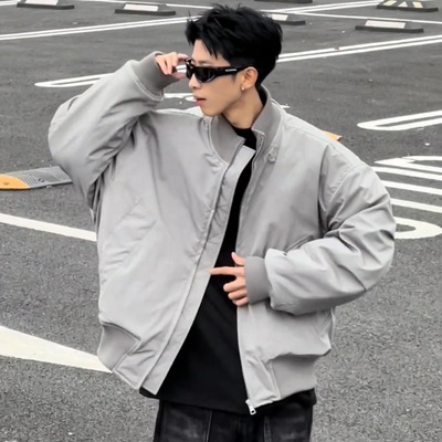 现在就出发王安宇白敬亭同款飞行员夹克休闲春秋保暖美式立领外套