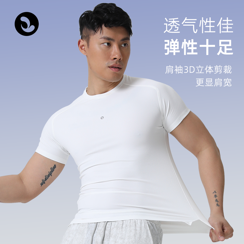 春夏纯色舒适亲肤运动短袖
