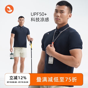 户外轻运动翻领男上衣透气 SOSOLEMON 商务休闲百搭夏季 短袖 POLO衫