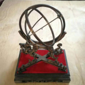 中国古代天文仪器模型地理园制作教学学生经纬仪浑仪透明复合材料