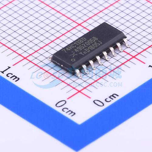 74HC138D,653 SOIC-16 信号开关/编解码器/多路复用器 全新原装正