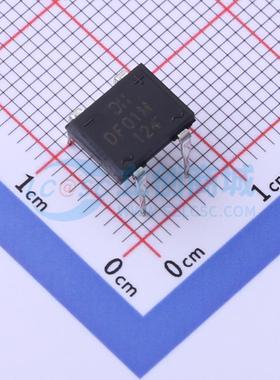 DF01M DIP-4 整流桥 onsemi(安森美)全新原装 电子元器件配单