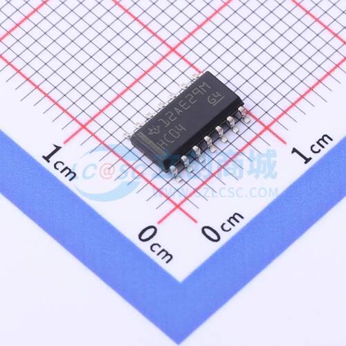 SN74HC04D SOIC-14 反相器 TI全新正品原装 电子元件配单