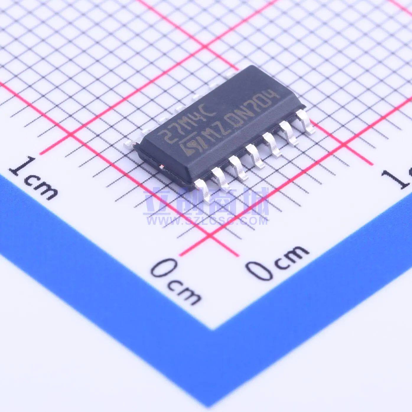 TS27M4CDT SOIC-14 运算放大器 ST(意法半导体)全新原装 电子元件