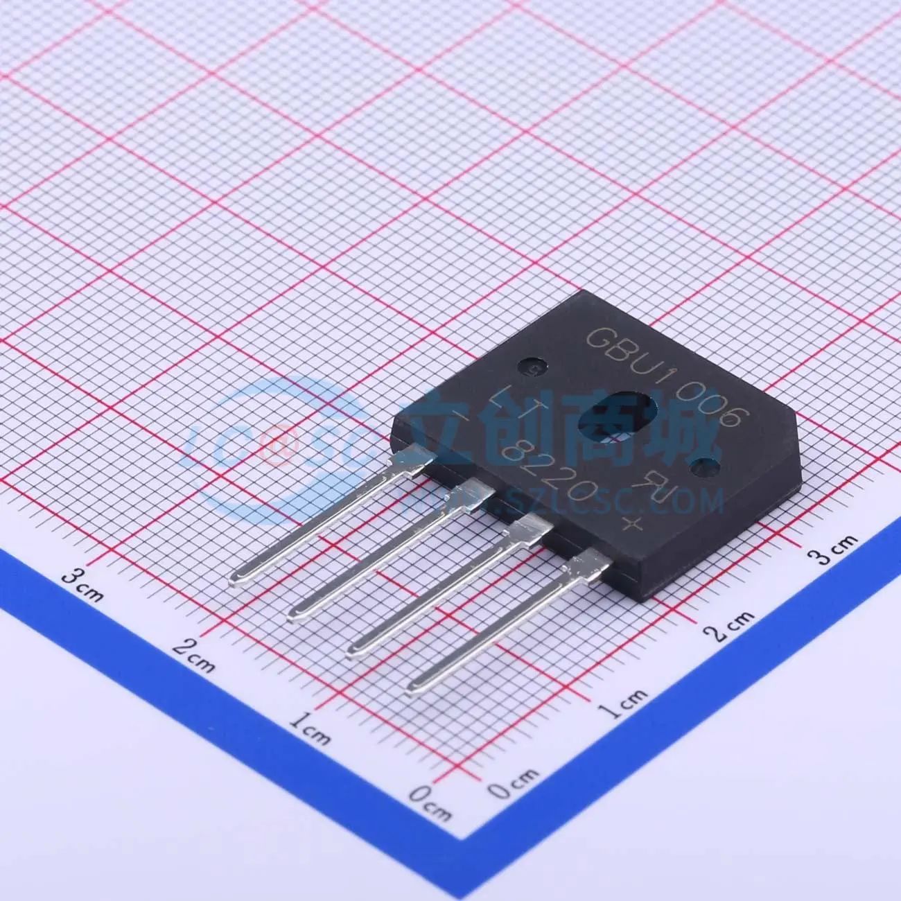 GBU1006 GBU 整流桥 DIODES(美台)原装正品 电子元件配单