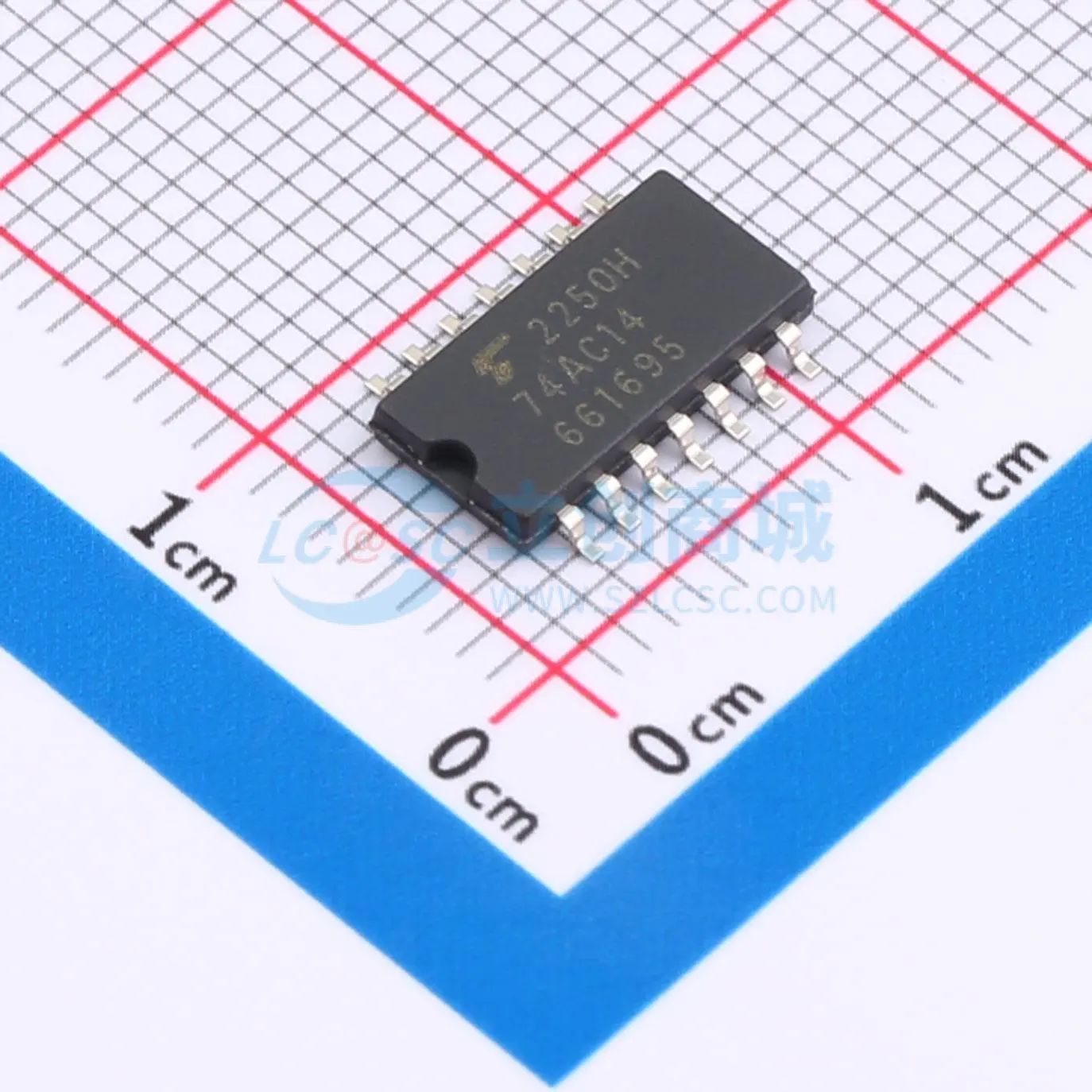 TC74AC14F(EL,F) SOIC-14-208mil 反相器原装正品 电子元件配单