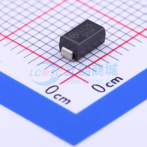 S1M SMA(DO-214AC) 通用二极管 onsemi(安森美)全新原装 电子元器
