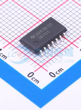 SN7414NSR SOIC-14-208mil 反相器 TI全新正品原装 电子元件配单