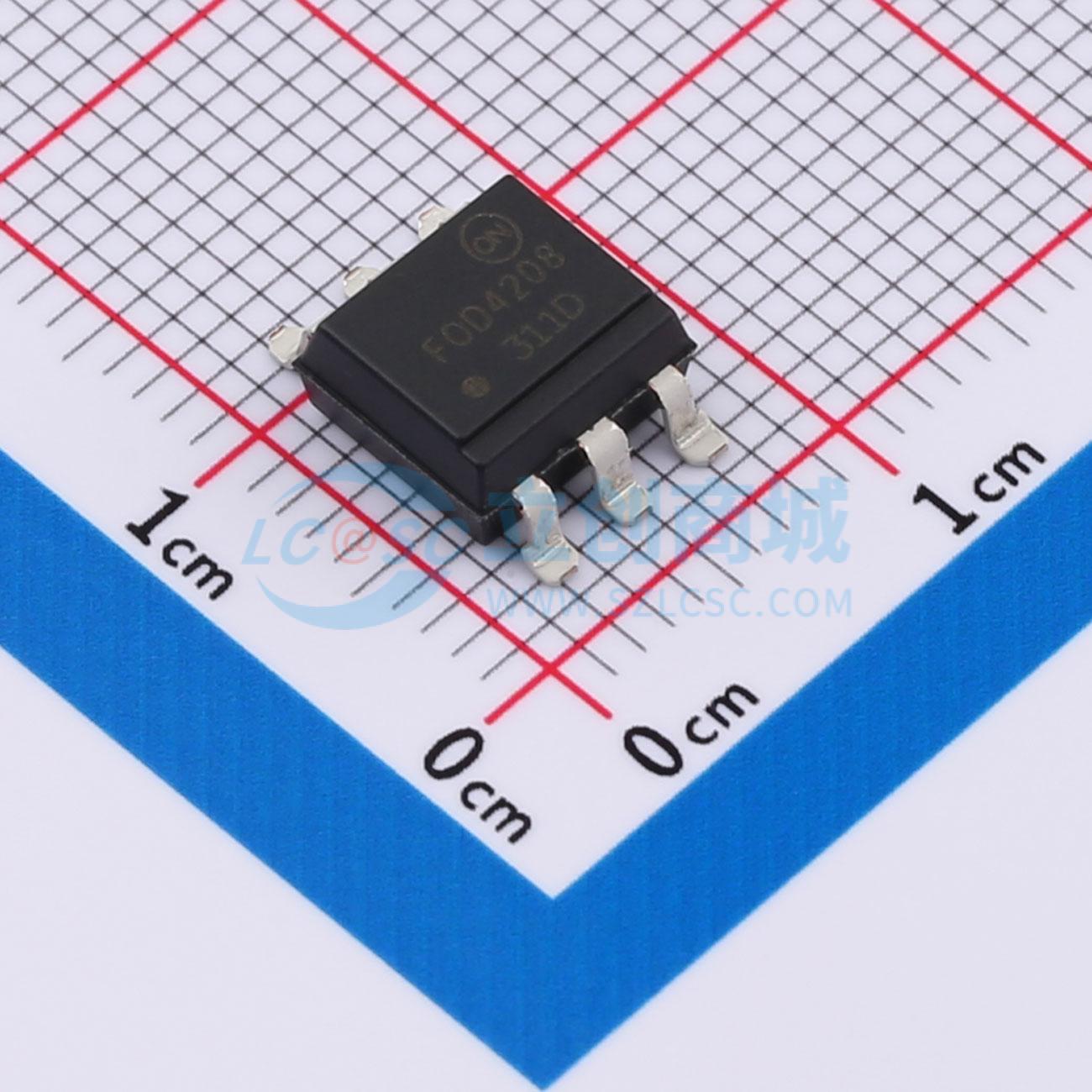 FOD4208SD SMD-6P 可控硅输出光耦 onsemi(安森美)全新原装 电子