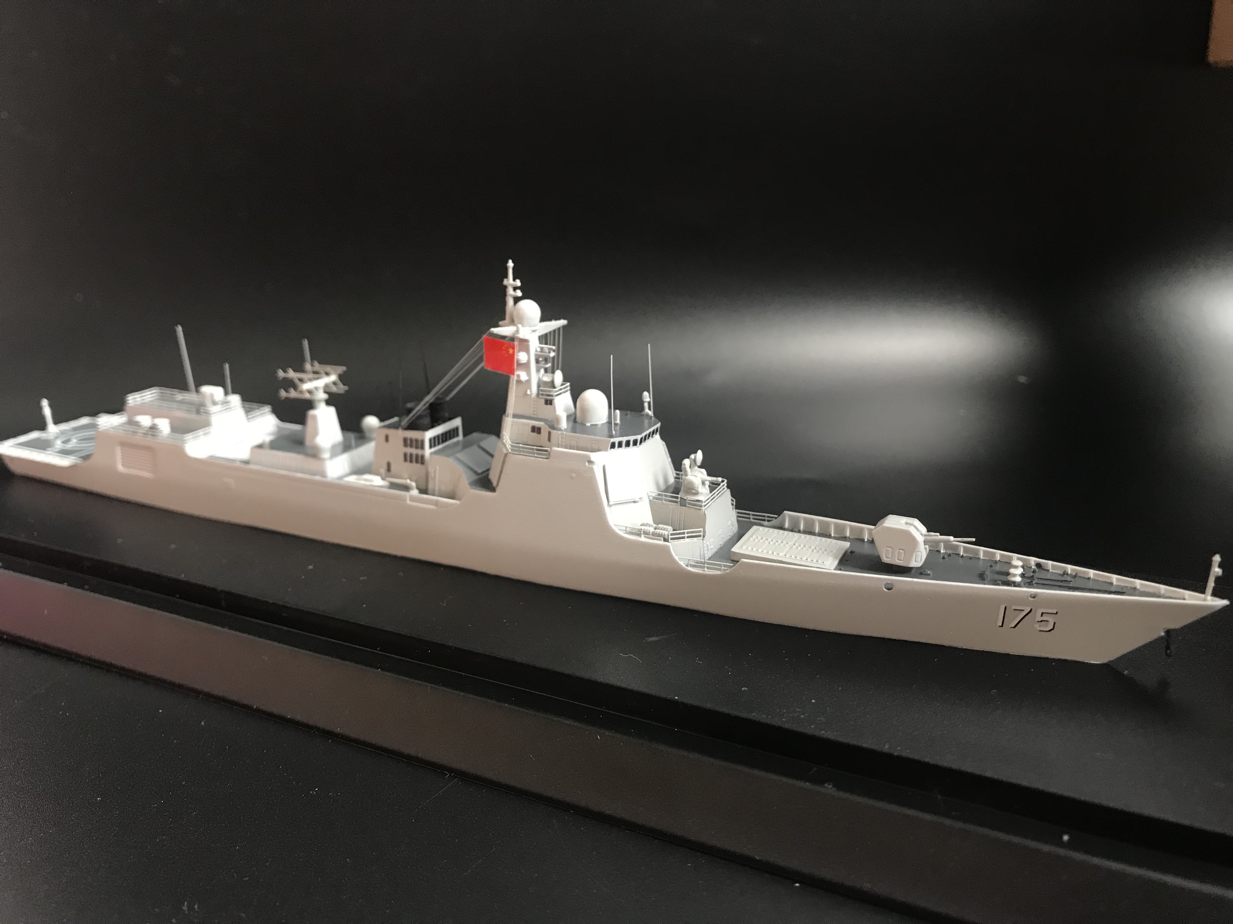 1/700中国海军052c型 052d型驱逐舰 模型完成品 军舰模型代工定做