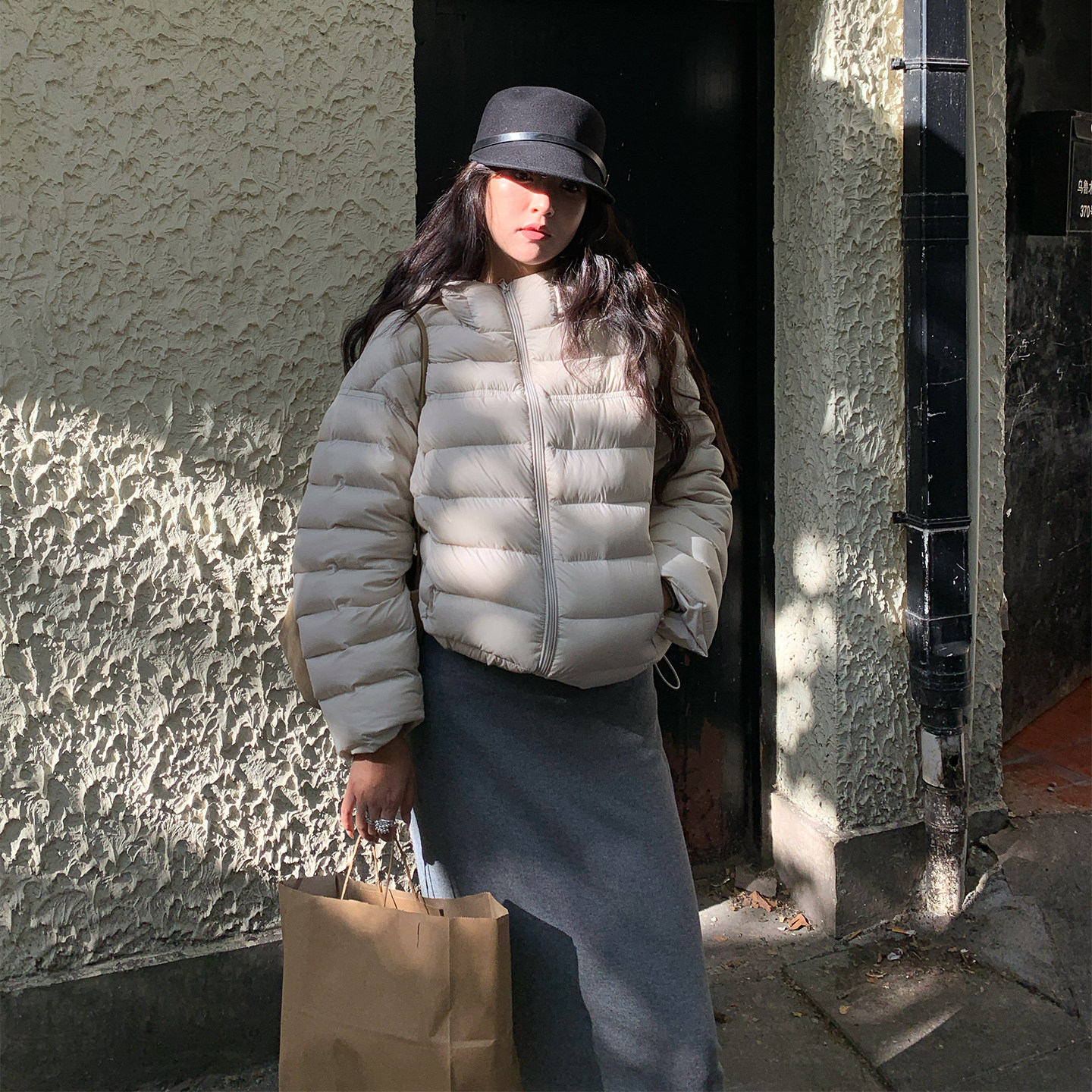 BABYSISTER云朵暖包ღ连帽排骨轻盈柔软白鸭绒羽绒服保暖外套
