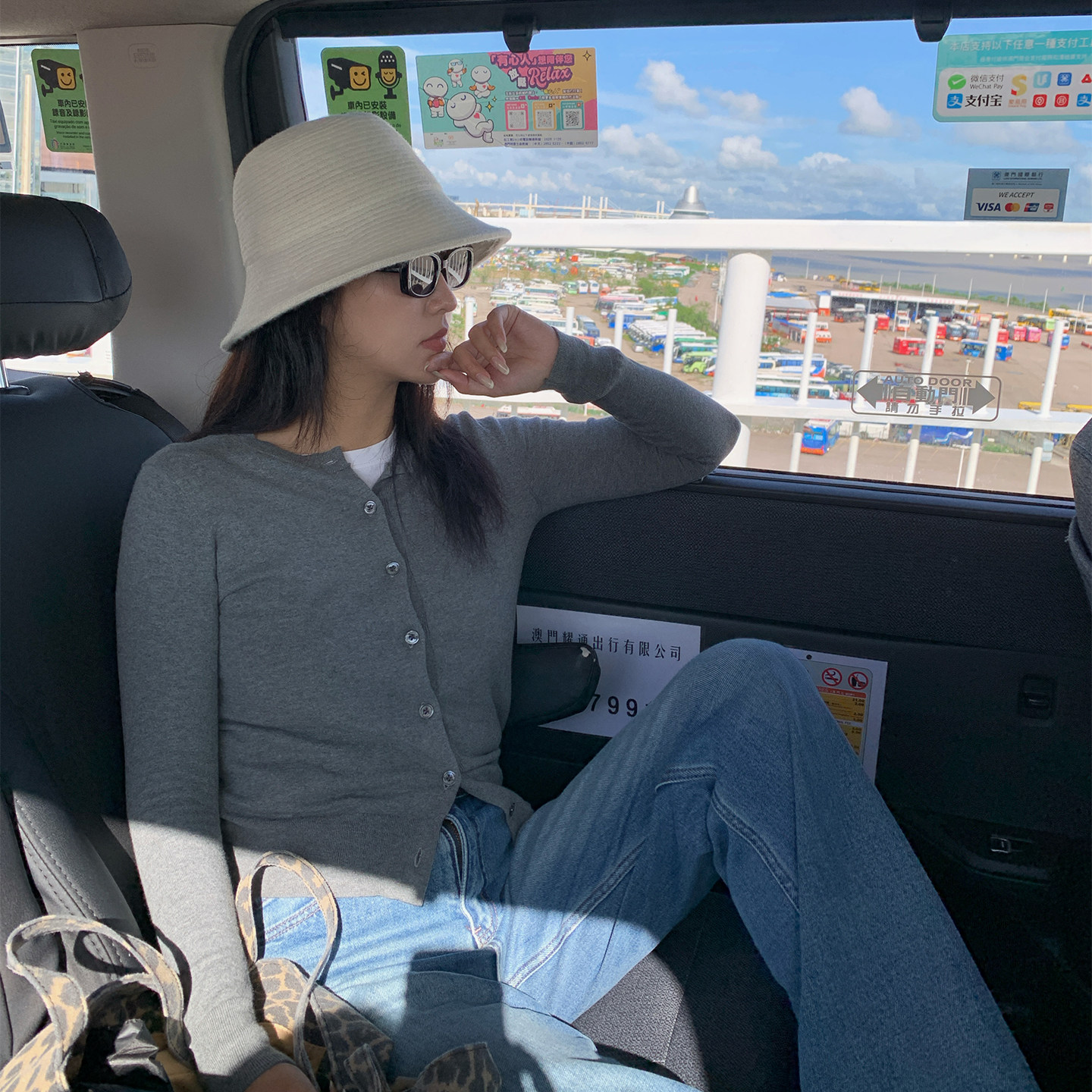 BABYSISTER塞林格女孩ღ小马刺绣长袖毛衣针织开衫打底外穿外套