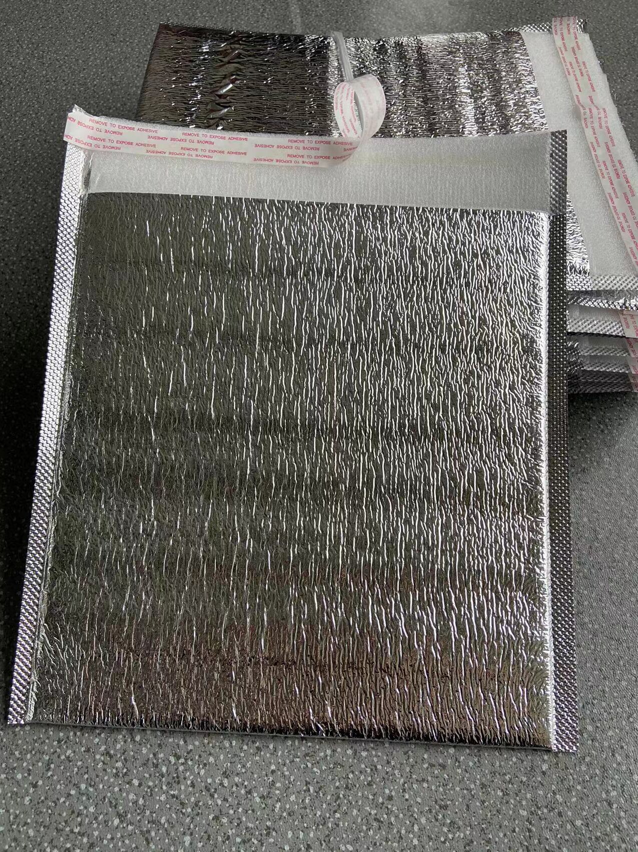 自粘加厚保温袋带胶折口外卖烧烤