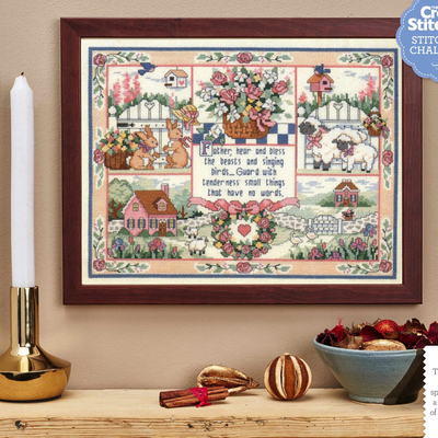 妮妮十字绣刺绣装饰画