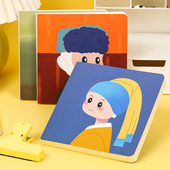 空白本方形笔记本随身画画本绘画本小号本子手账本素描便携口袋本