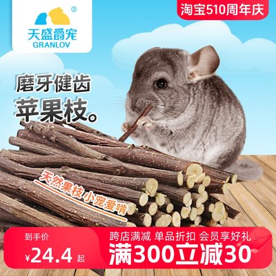 健齿磨牙苹果树枝玩具零食