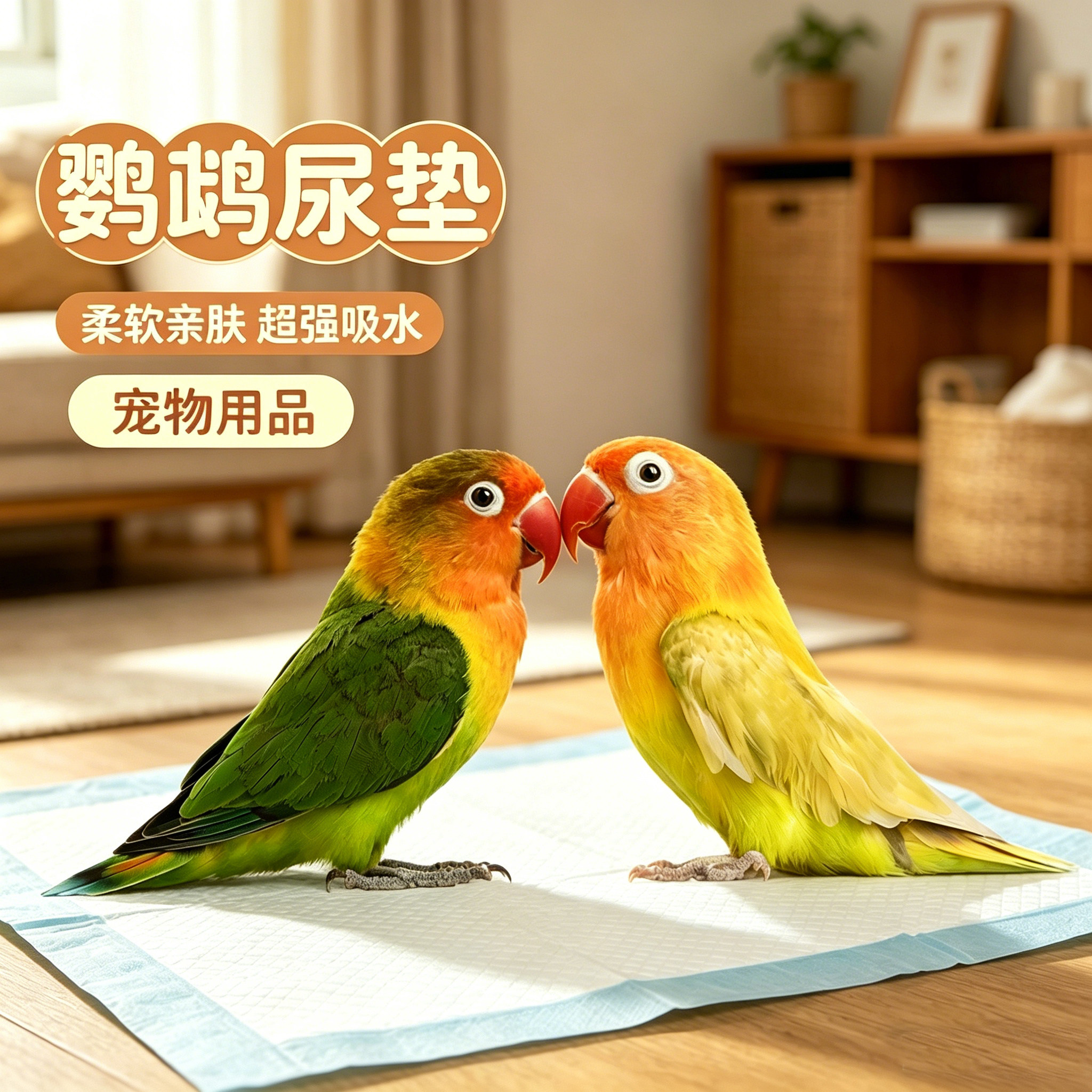 鹦鹉雏鸟垫料繁殖保温箱隔尿垫图片