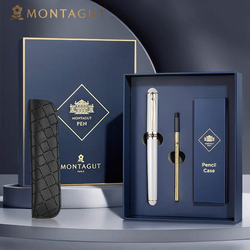 签字笔礼盒礼品送礼高档金属中性笔商务办公男士签名签单宝珠笔