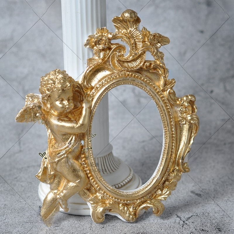 包邮天使边框模具  欧式相框镜子石膏巧克力翻糖生日蛋糕硅胶模具