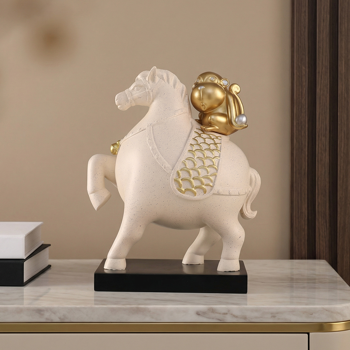 马上封侯立马摆件家居办公室玄关客厅工艺品领导办公桌面柜装饰品