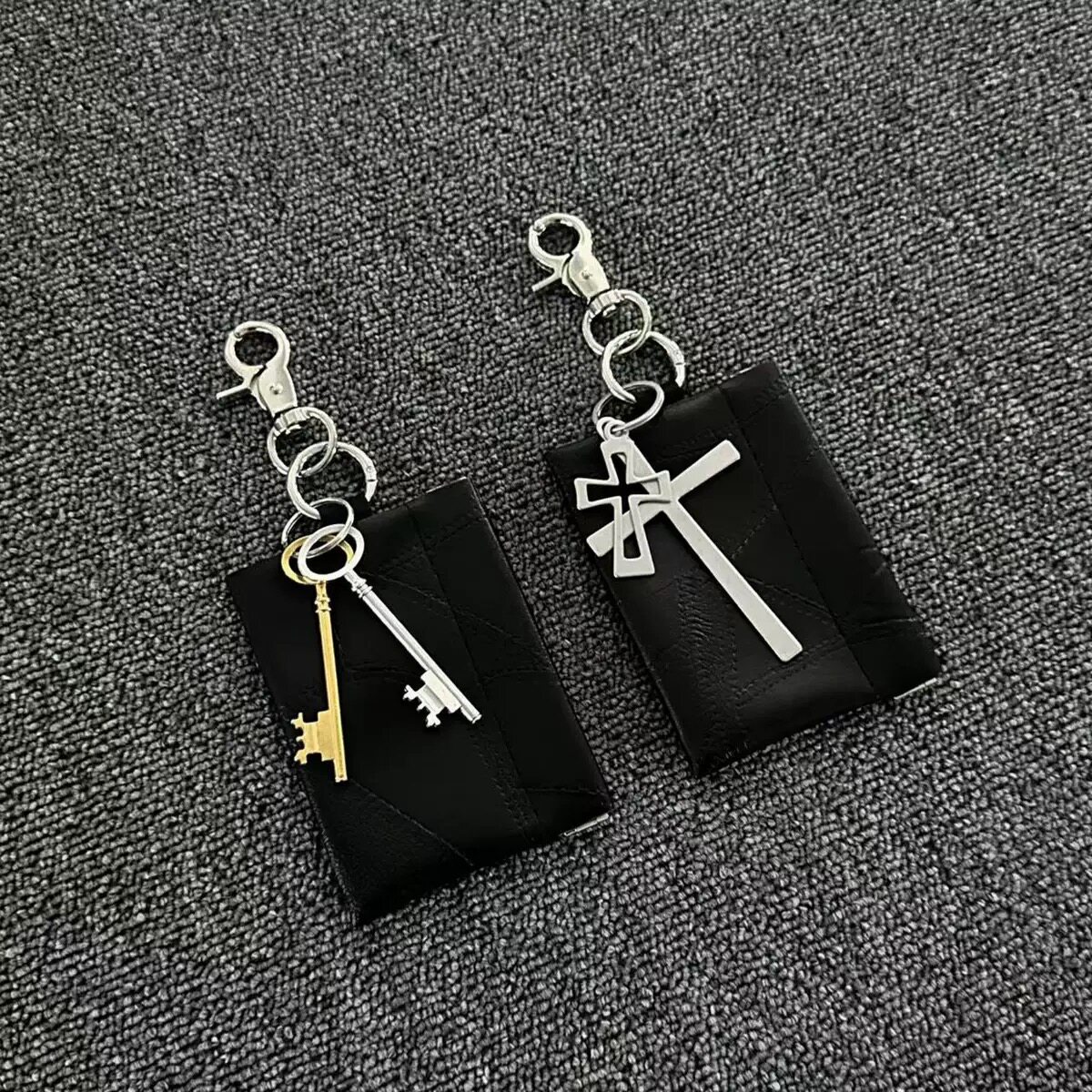 男生钥匙扣裤链潮流高街便捷式复古裤子挂件小包腰间配饰男钥匙扣图片