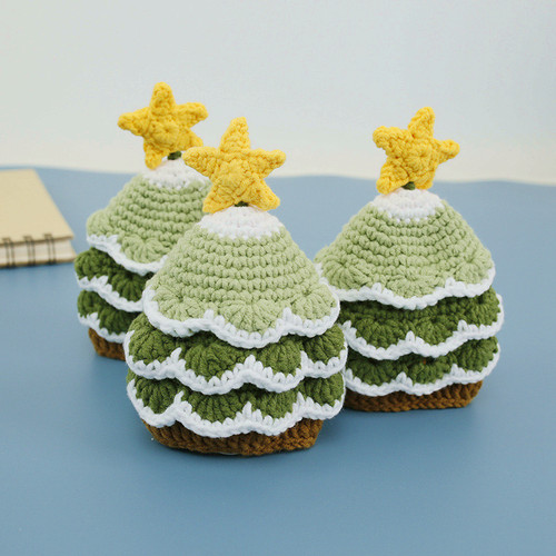 DIY自制圣诞树车挂钥匙包手工