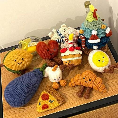 diy钩织娃娃挂件钥匙扣