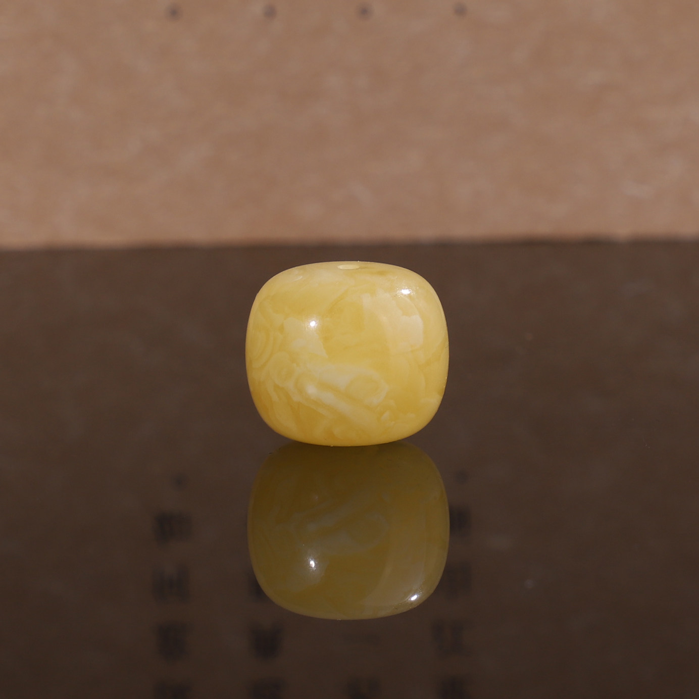 天然正品俄料蜜蜡老型珠 MAL5号 黄白花蜡琥珀蜜蜡散珠单珠配珠