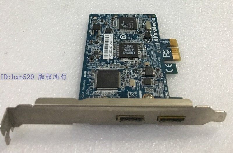YUANGANG AVERMEDIA C727-B HDMI 고화질 비디오 캡처 카드 PCI-E 1X AD9983A 재고 있음