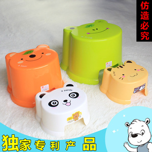 加厚防滑可爱儿童小凳子塑料凳儿童凳宝宝垫脚小板凳矮凳子新生儿