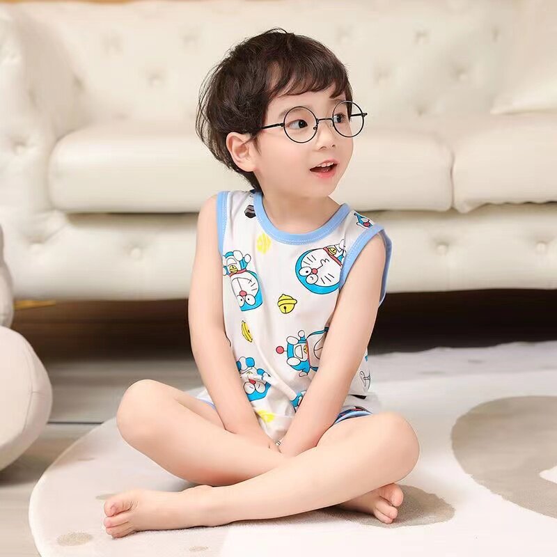 连体衣可爱卡通纯棉背心