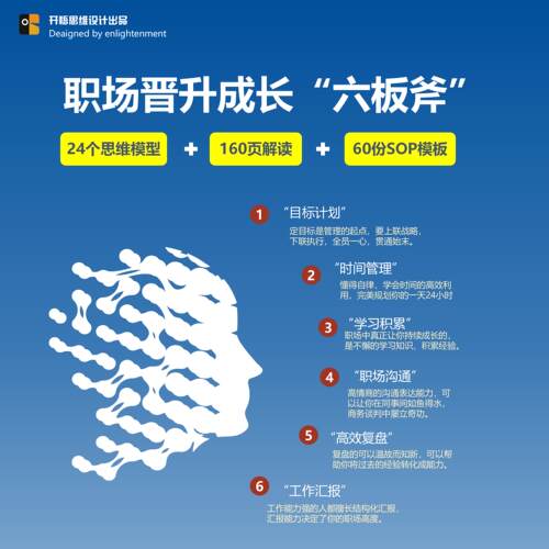 开悟·职场晋升成长六板斧|人生成长思维模型(附PDF手册+SOP模板)