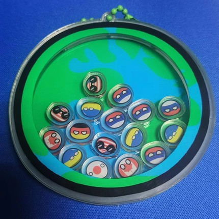 波兰球摇摇乐挂件-地球/足球场