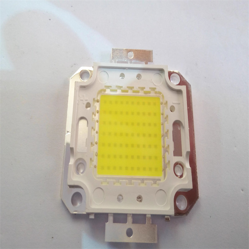 led投光灯灯芯20W30W50W集成灯珠光源板芯片100W工矿防爆路灯配件