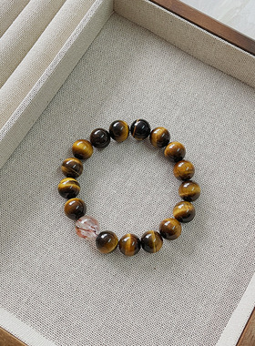 【小猎豹】设计黄虎眼闪电纹手链