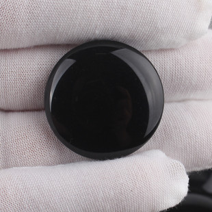 女装简单经典黑色扁平暗眼蘑菇扣 开衫毛衣西装大衣毛呢大纽扣