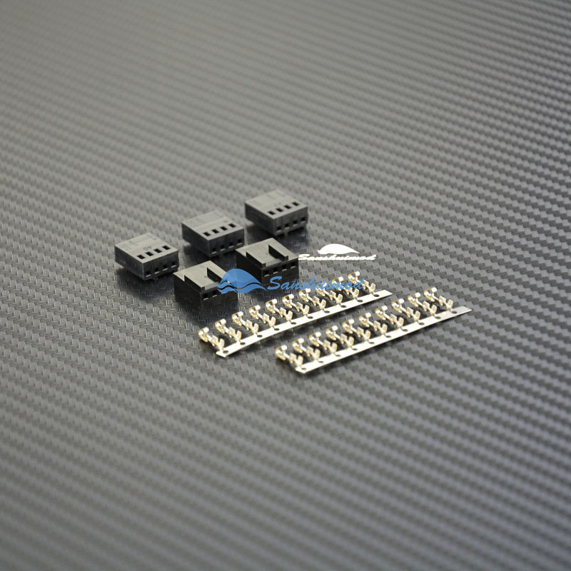 电脑主板散热风扇4pwm胶壳 机箱风扇4pin插头2510 黑色公头4p接口