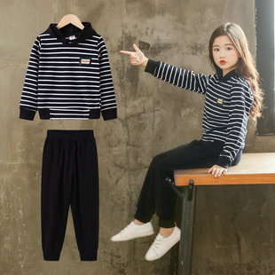 女童春装套装2026新款8儿童洋气网红春季10大童运动9女孩衣服12岁