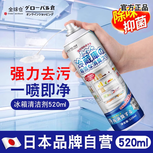 日本品牌冰箱清洁剂除臭杀菌去异味胶圈胶条去霉斑专用多功能清洗