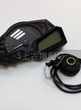 新款仿川崎小忍者摩托车跑车街跑250cc350cc翼虎液晶仪表计数器