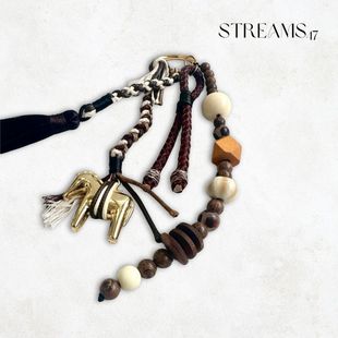 小马珠饰包挂件流苏编织包包挂饰品装饰马年钥匙扣汽车钥匙链复古