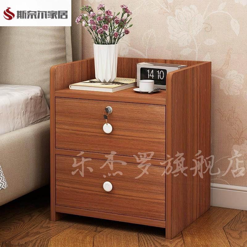床头柜简约现代简易置物架经济型卧室床边迷你小型储物柜收纳柜子