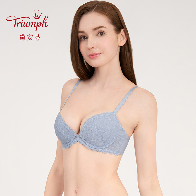 黛安芬简约盛放性感小胸聚拢内衣女防下垂文胸E003215