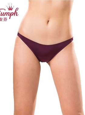 黛安芬简约红内裤女低腰性感舒适三角内裤H74-168